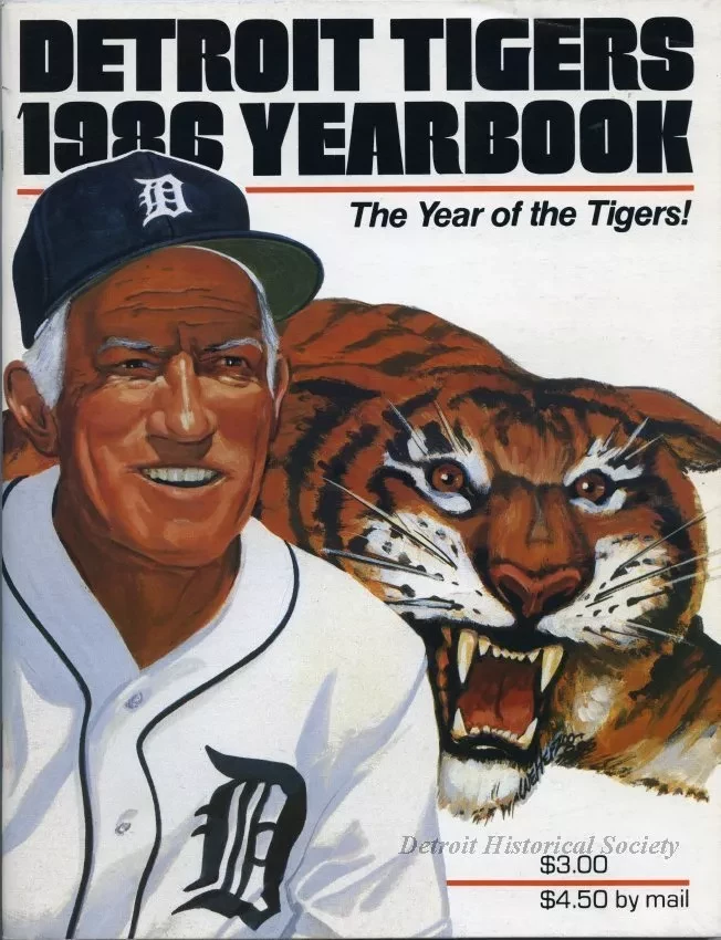 Yearbook - Detroit Tigers 1986 Yearbook