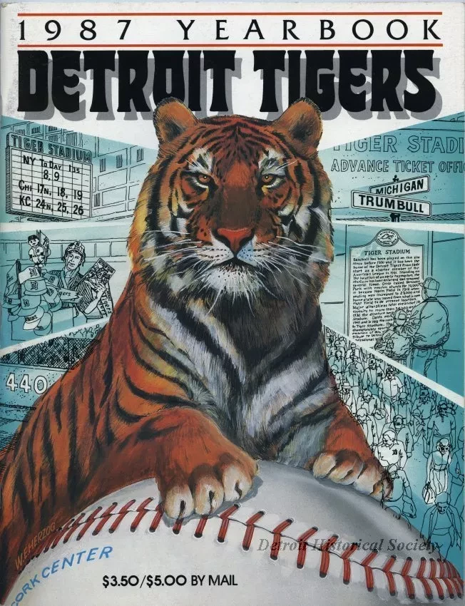 Yearbook - Detroit Tigers 1987 Yearbook