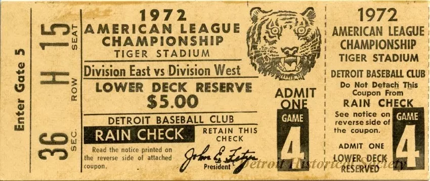 Ticket, Admission