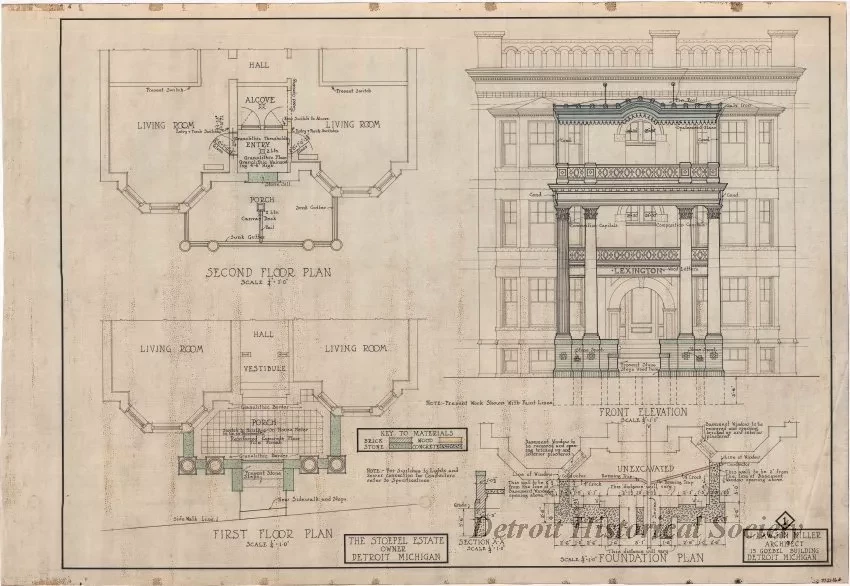 Drawing, Architectural - The Stoepel Estate
[Lexington Apartments]