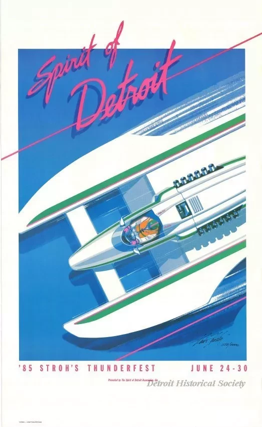 Poster - '85 Stroh's Thunderfest