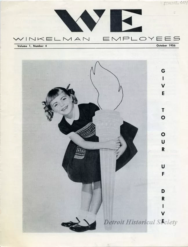 Newsletter - WE Winkelman Employees, Vol. 1, No. 4
October, 1956
