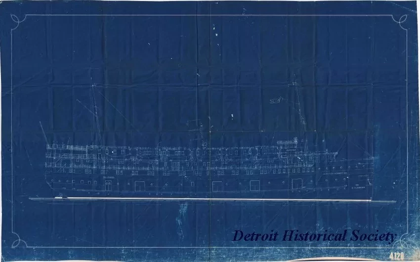 Blueprint - SS Alabama