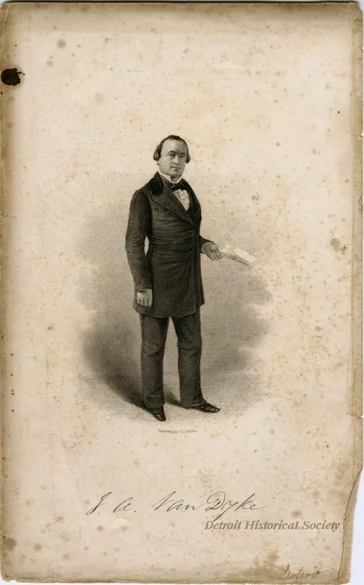 Lithograph - J.A. Van Dyke