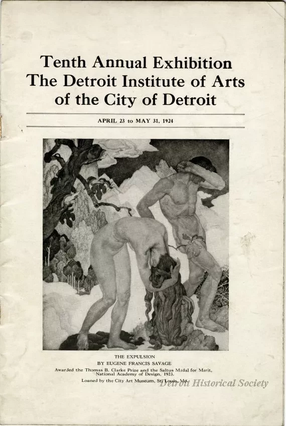 Catalog - Tenth Annual Exhibition, The Detroit Institute of Arts of the City of Detroit