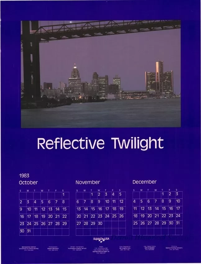 Calendar - Reflective Twilight