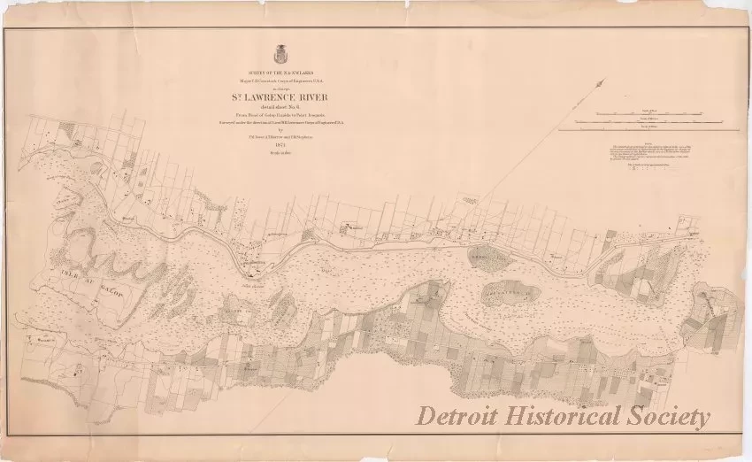 Chart, Navigational - St. Lawrence River, Detail Sheet No. 6,
From Galop Rapids to Point Iroquois