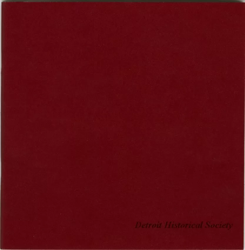 Booklet