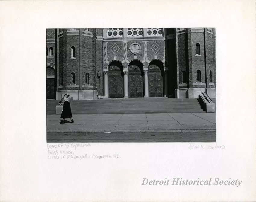 Print, Photographic - Doors of St. Hyacinth, Polish Woman