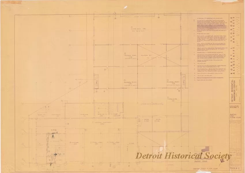 Blueprint - Detroit Residential Manpower Center
Fort Wayne, Detroit, Michigan