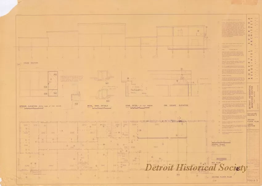 Blueprint - Detroit Residential Manpower Center
Fort Wayne, Detroit, Michigan