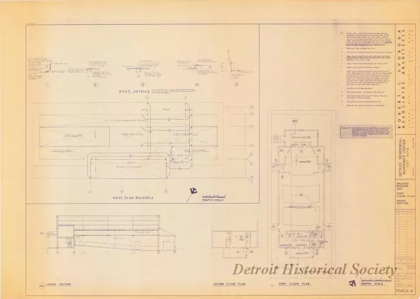 Blueprint - Detroit Residential Manpower Center
Fort Wayne, Detroit, Michigan