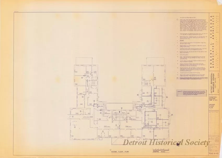 Blueprint - Detroit Residential Manpower Center
Fort Wayne, Detroit, Michigan