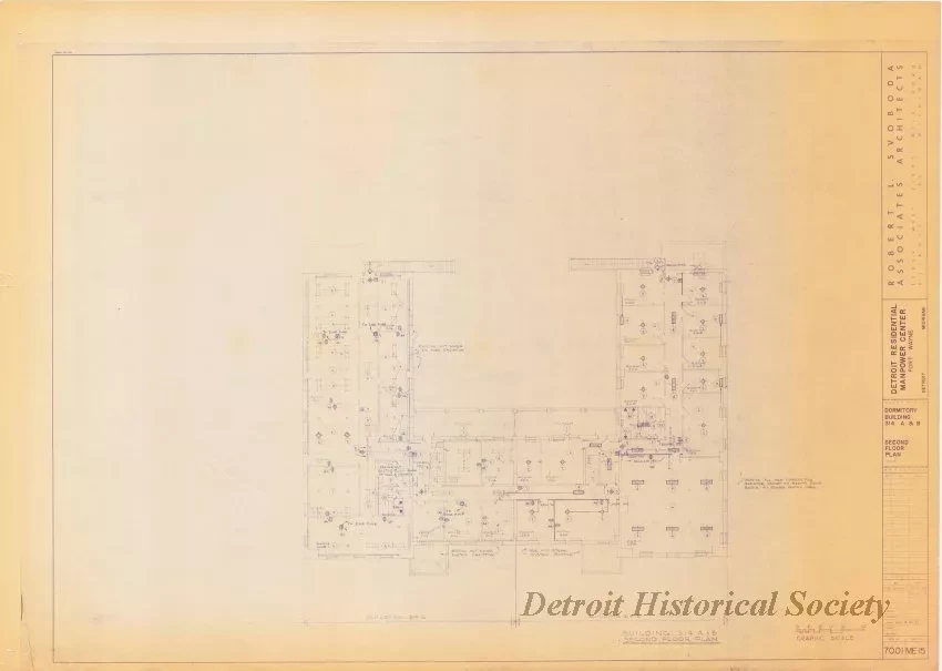 Blueprint - Detroit Residential Manpower Center
Fort Wayne, Detroit, Michigan