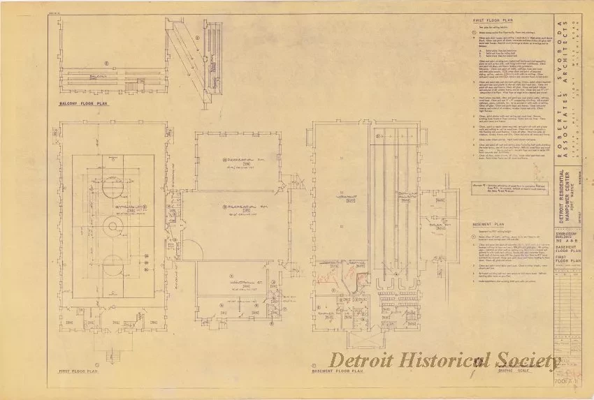 Blueprint - Detroit Residential Manpower Center
Fort Wayne, Detroit, Michigan