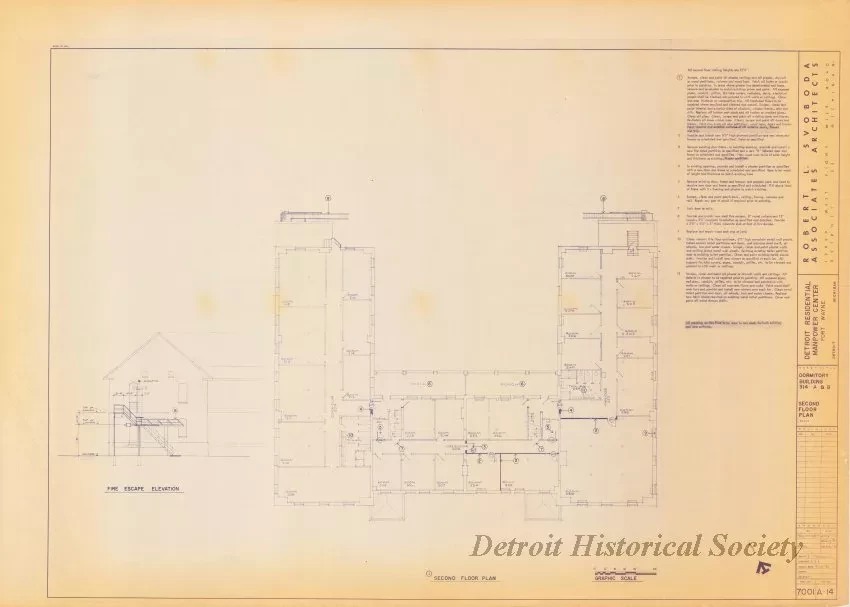Blueprint - Detroit Residential Manpower Center
Fort Wayne, Detroit, Michigan