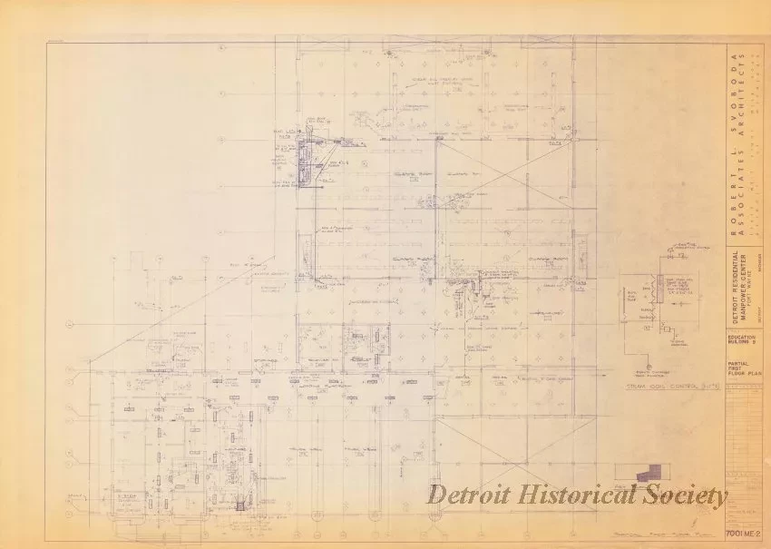 Blueprint - Detroit Residential Manpower Center
Fort Wayne, Detroit, Michigan
