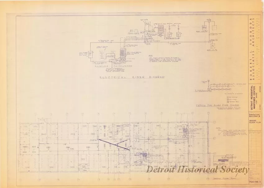 Blueprint - Detroit Residential Manpower Center
Fort Wayne, Detroit, Michigan