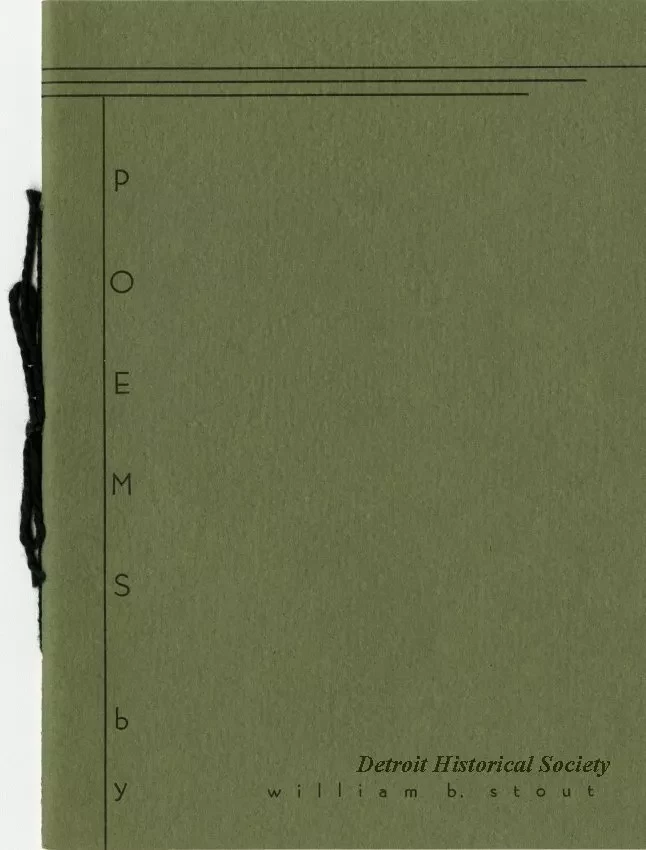 Poem - Poems by William B. Stout