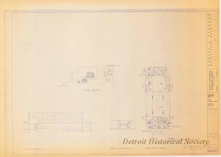Blueprint - Detroit Residential Manpower Center
Fort Wayne, Detroit, Michigan