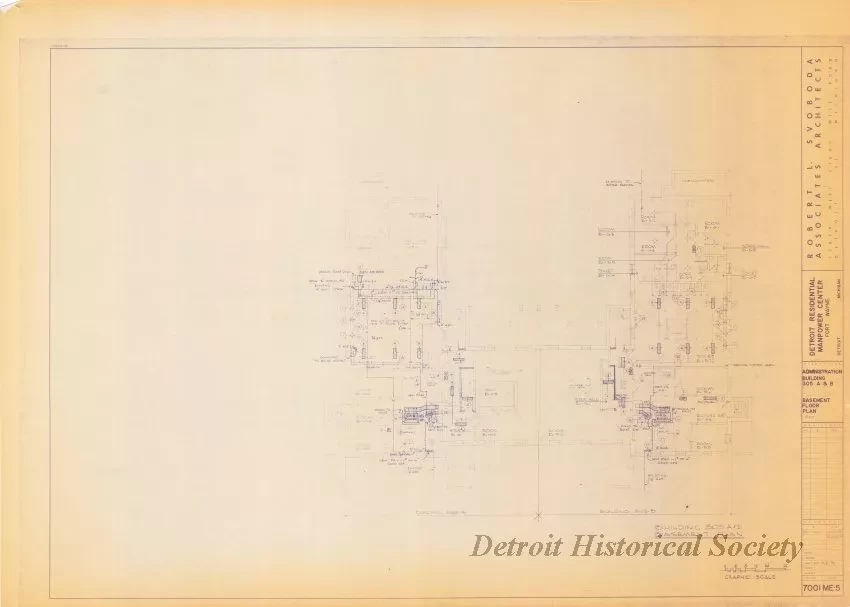 Blueprint - Detroit Residential Manpower Center
Fort Wayne, Detroit, Michigan