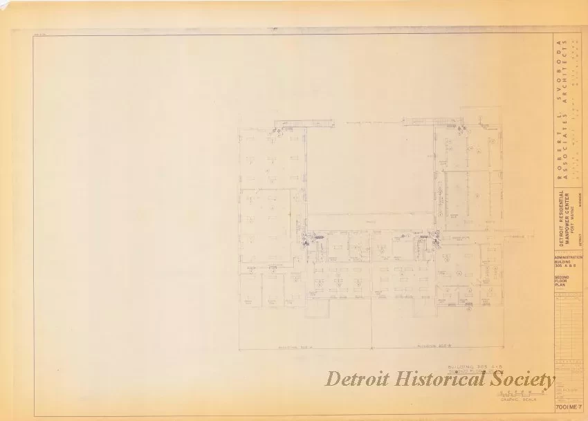 Blueprint - Detroit Residential Manpower Center
Fort Wayne, Detroit, Michigan