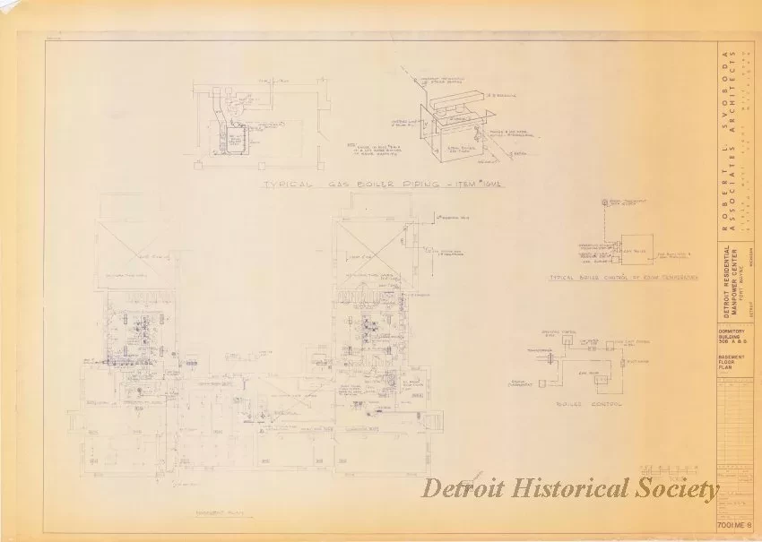 Blueprint - Detroit Residential Manpower Center
Fort Wayne, Detroit, Michigan