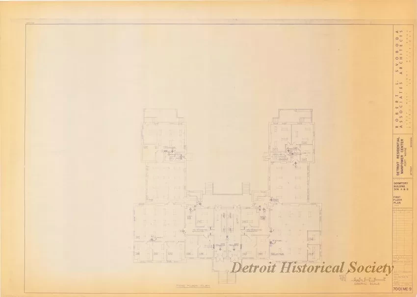 Blueprint - Detroit Residential Manpower Center
Fort Wayne, Detroit, Michigan