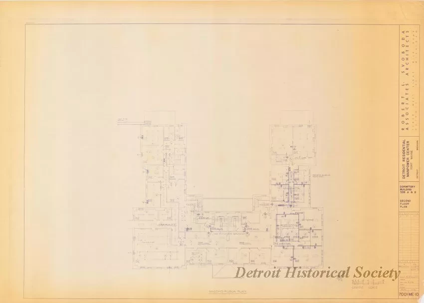 Blueprint - Detroit Residential Manpower Center
Fort Wayne, Detroit, Michigan