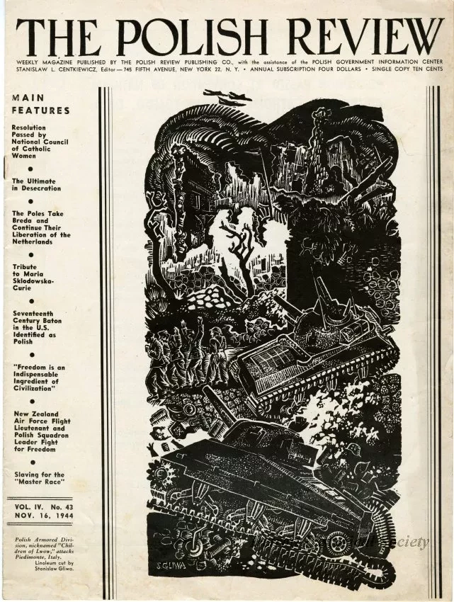 Magazine - The Polish Review, Vol. IV, No. 43, Nov. 16, 1944