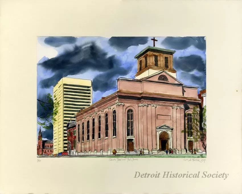 Lithograph - Saints Peter and Paul Church