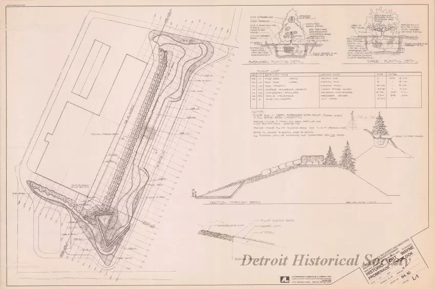 Blueprint - Historic Fort Wayne, Promenade/Overlook