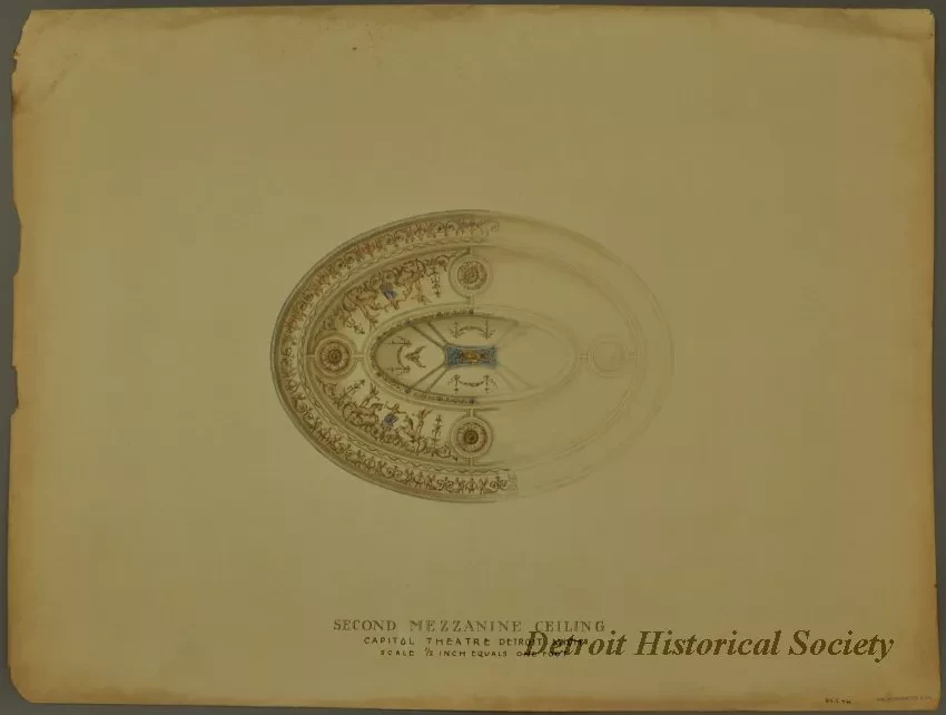 Drawing, Architectural - Second Mezzanine Ceiling