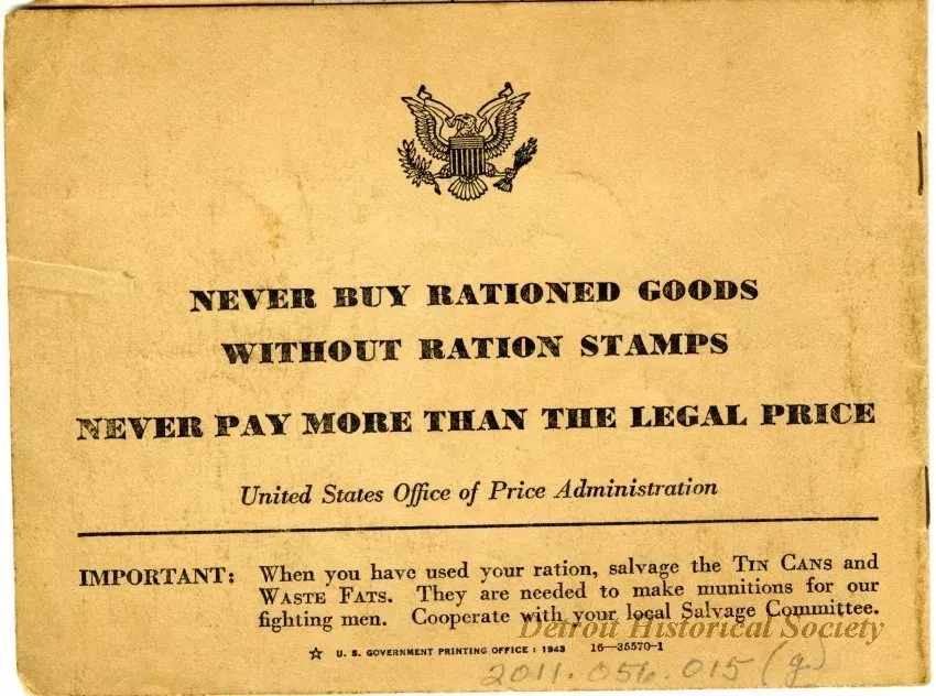 Book, Ration - War Ration Book Four