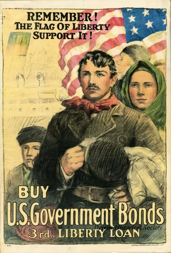 Poster - Remember! The Flag of Liberty! Support It!