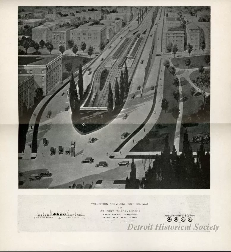 Report - Proposed Super-Highway Plan for Greater Detroit