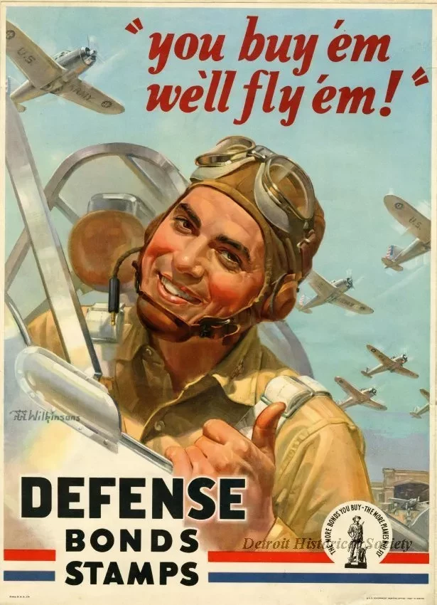 Poster - "you buy 'em we'll fly 'em!"