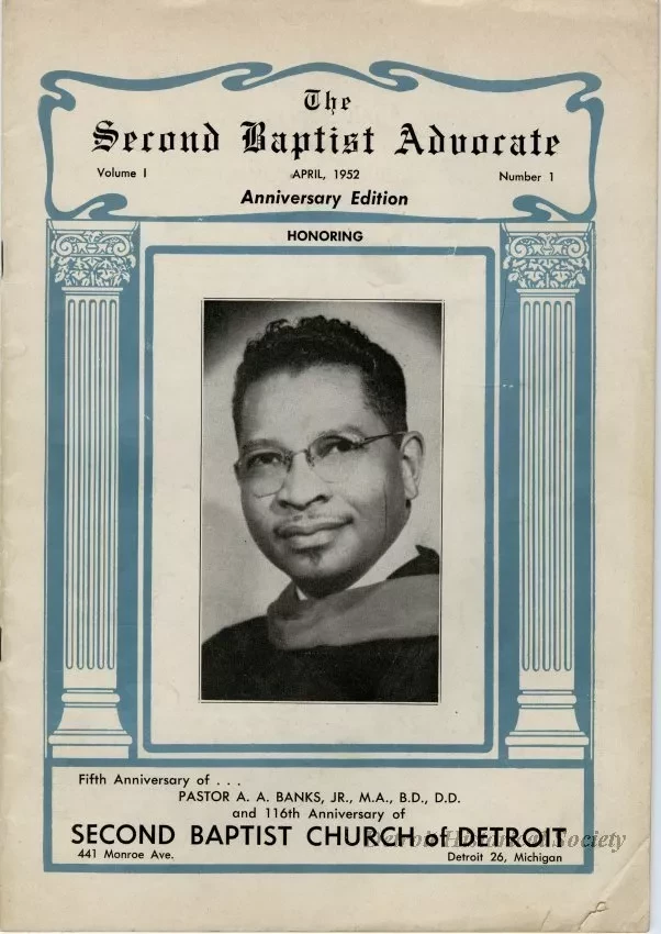 Newsletter - The Second Baptist Advocate, Vol. I, No. 1, April 1952