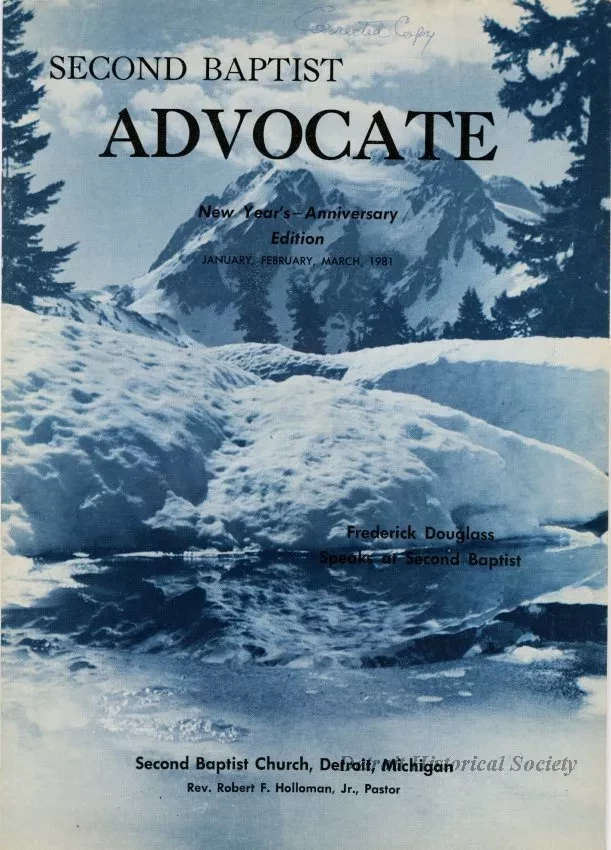 Newsletter - The Second Baptist Advocate, Vol. 30, No. 1, January-March 1981