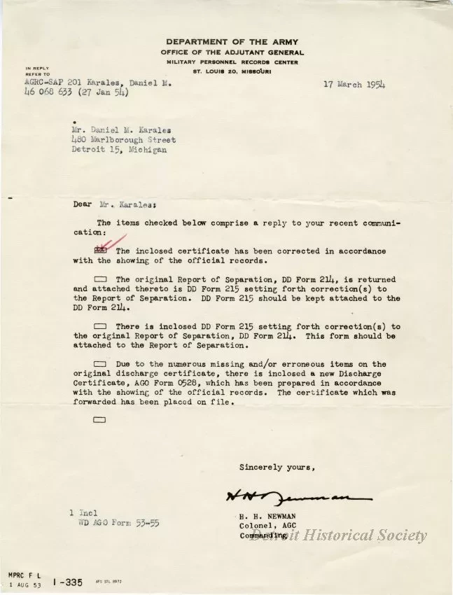 Letter, Form