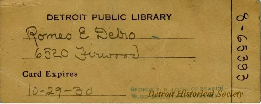 Card, Library