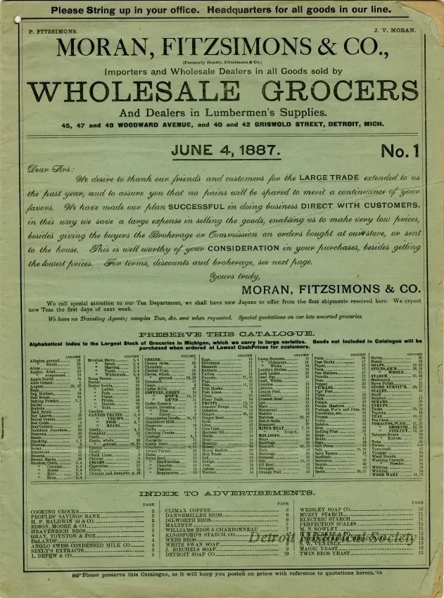 Catalog, Sales