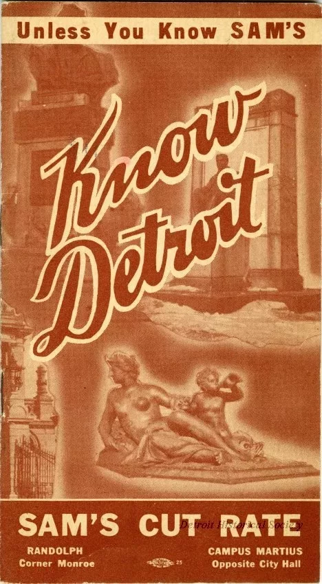 Booklet - Unless You Know Sam's, Know Detroit