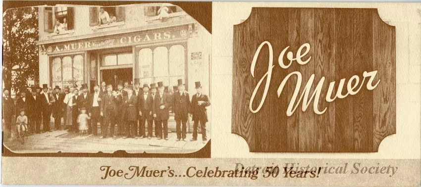Booklet - Joe Muer's... Celebrating 50 Years!