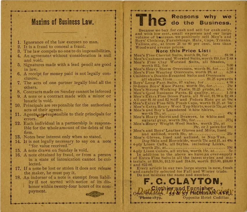 Card, Advertising