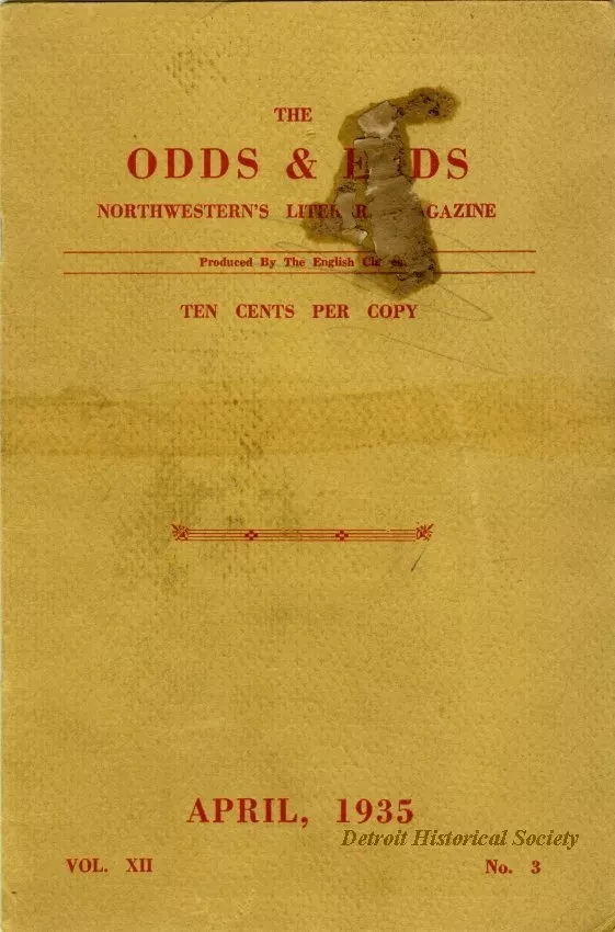 Magazine - The Odds & Ends, Vol. XII, No. 3, April 1935