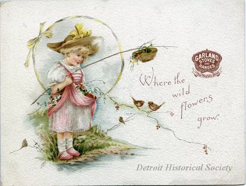 Card, Trade - Where the wild flowers grow
