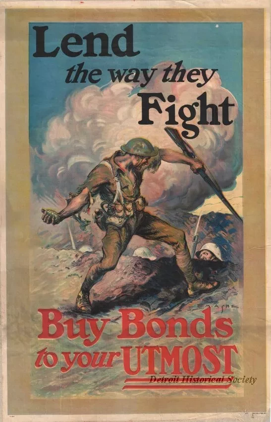 Poster - Lend The Way They Fight, 
Buy Bonds to your Utmost