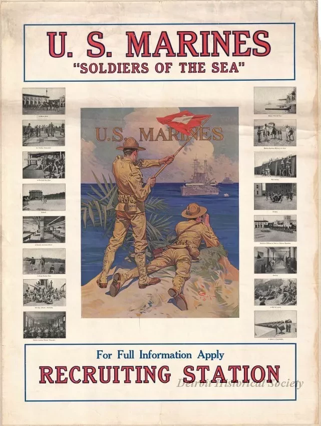 Poster - U. S. Marines "Soldiers of the Sea"