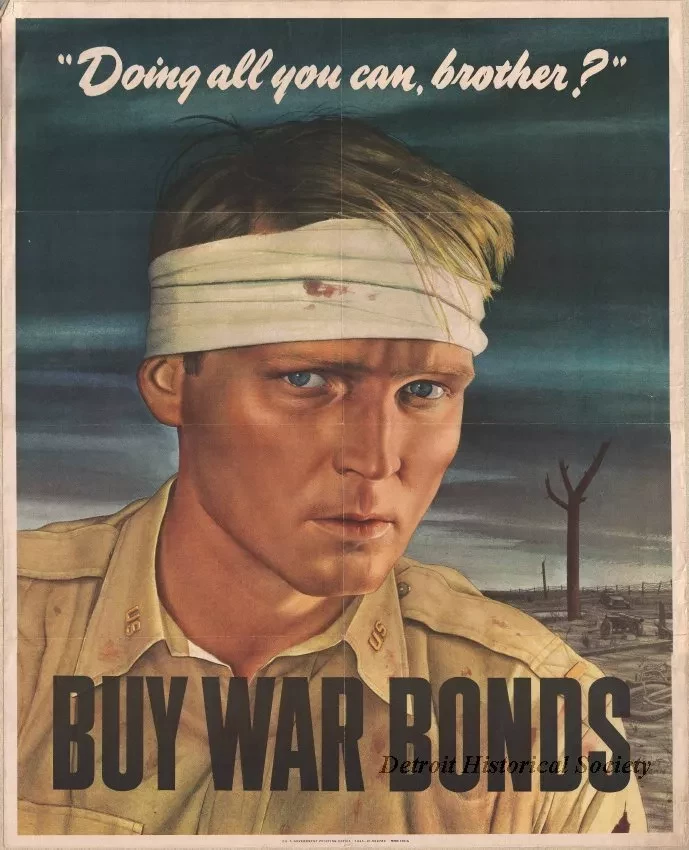 Poster - Doing all you can, brother?
Buy War Bonds